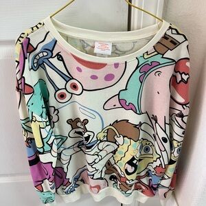 Nickelodeon Spongebob Print Sweatshirt